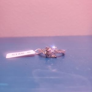 Charmed aroma sterling silver angel ring